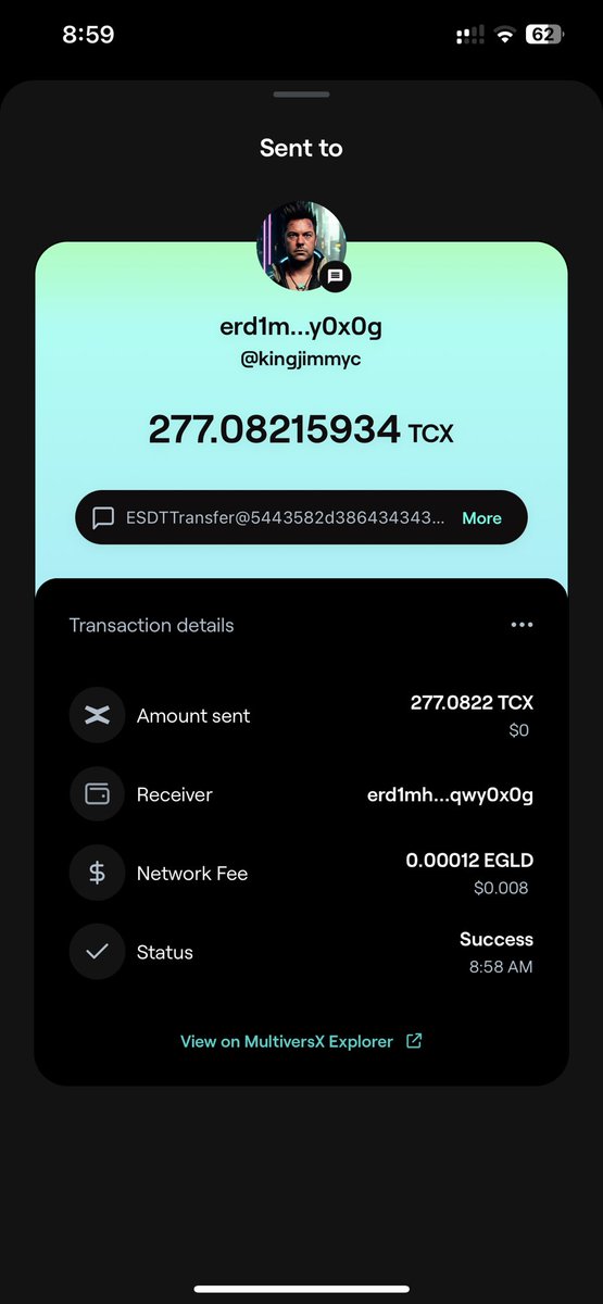 Let the new year begin with something new😉

<a href="/PulsarTransfer/">PulsarTransfer</a> send 40000 MEX to 40 Retweet

From now on I will send 50% of my Staking madcock profit to Jimmy👍🤩

I am working a little to pay off a $20k loan to Shann Christen to my friend Jimmy...

You should all be by his side