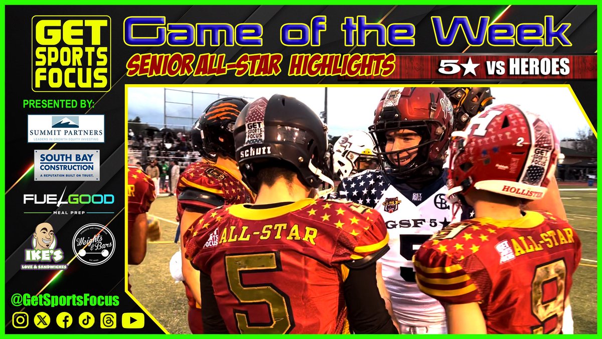 GetSportsFocus's tweet image. ‼️OFFICIAL HIGHLIGHTS‼️

2023-2024
GSF Senior All-Star Game

5⭐️ vs HEROES

📺 FULL HIGHLIGHTS NOW LIVE
youtu.be/C8mWlvIINio?si…

#gsfallstarexperience 

✅ Follow @GetSportsFocus