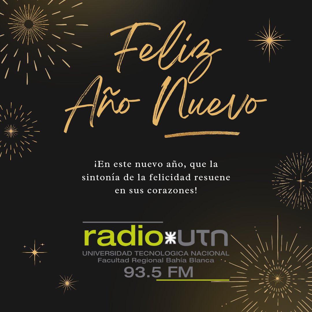 RadioUTNFRBB's tweet photo. #HappyNewYear https://t.co/2mQwmN8d5L