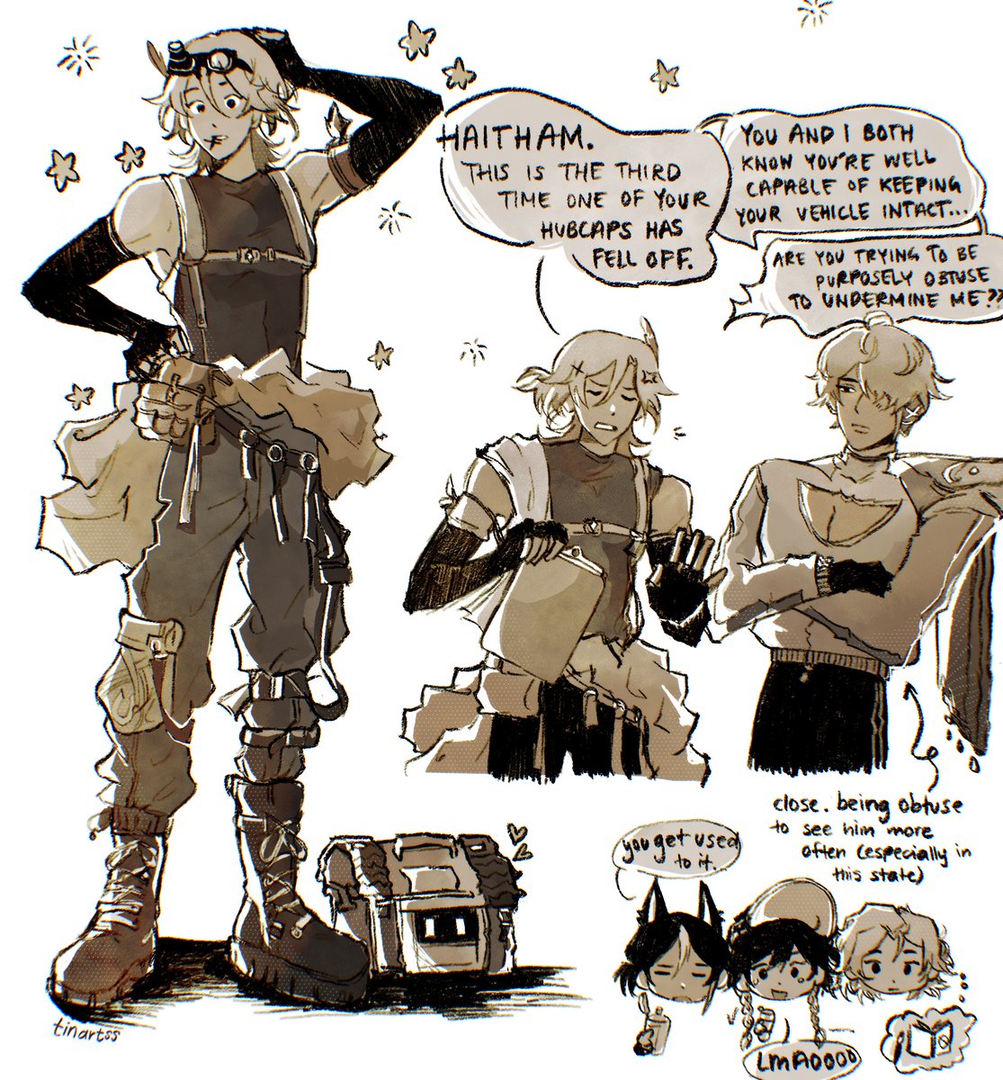 thank u tl for all of the mechanic kaveh art 🙏 i am eating so well. here's my contribution