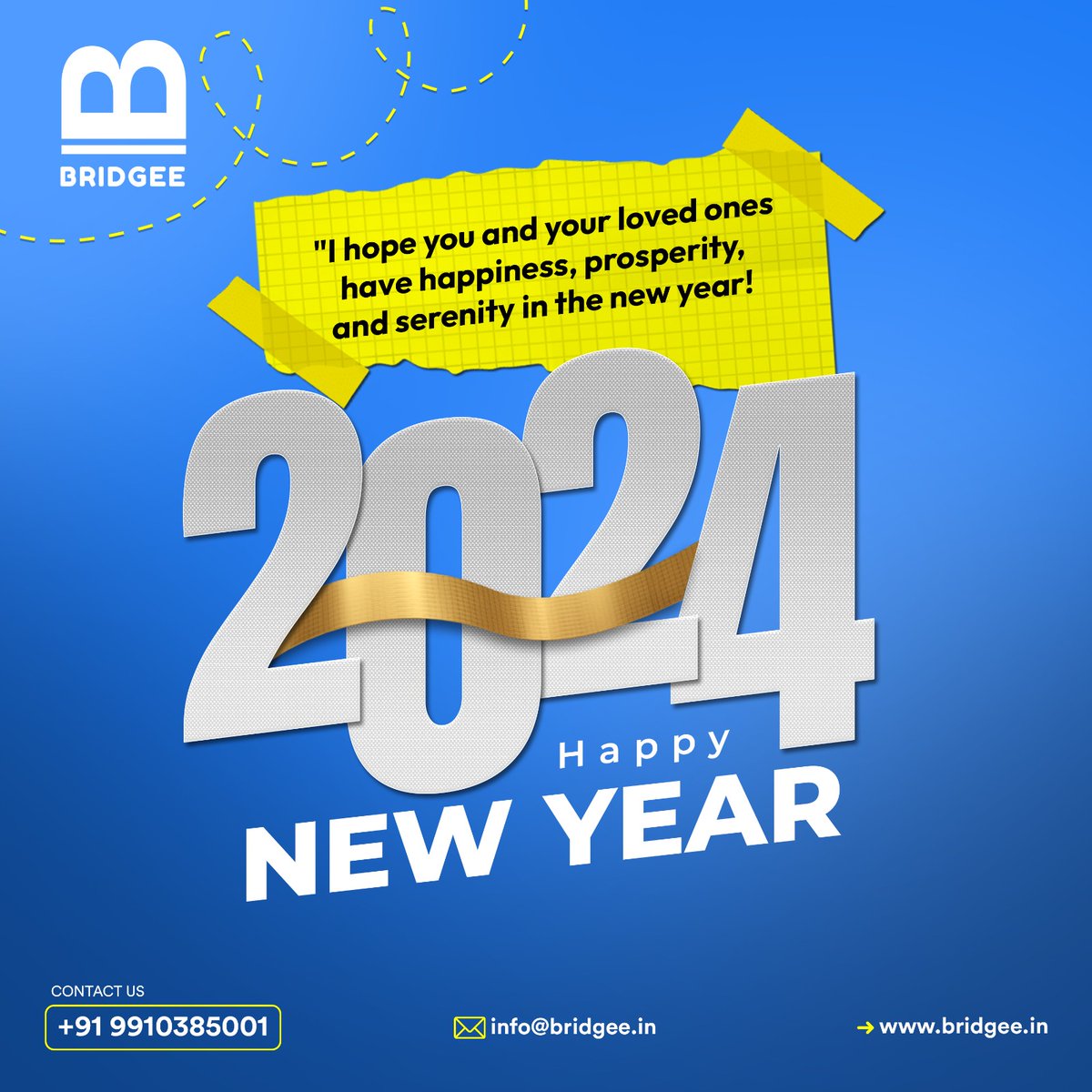 bridgee_agency's tweet image. Wishing Everyone a Happy New year!!Elevate your brand to new heights in 2024! 
May the coming year be filled with successful campaigns and amplified engagement for our cherished clients at #BridgeE #happynewyear