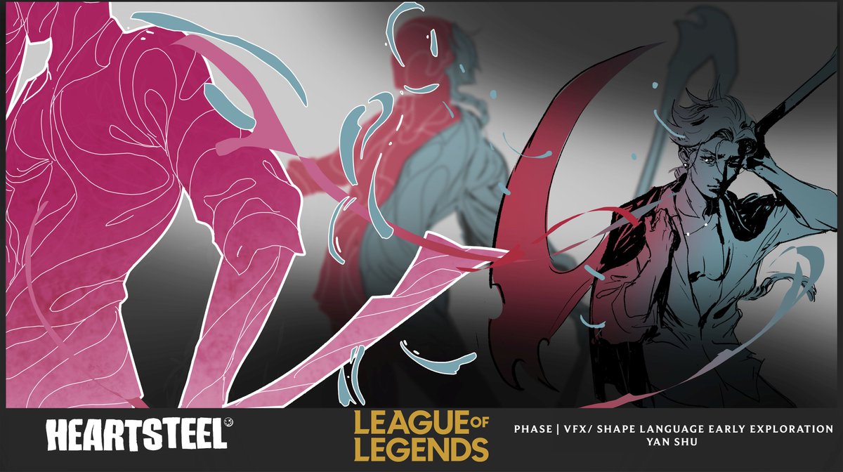 @LeagueOfLegends @LifeAtRiot Another #heartsteel early thematic shape language exploration.