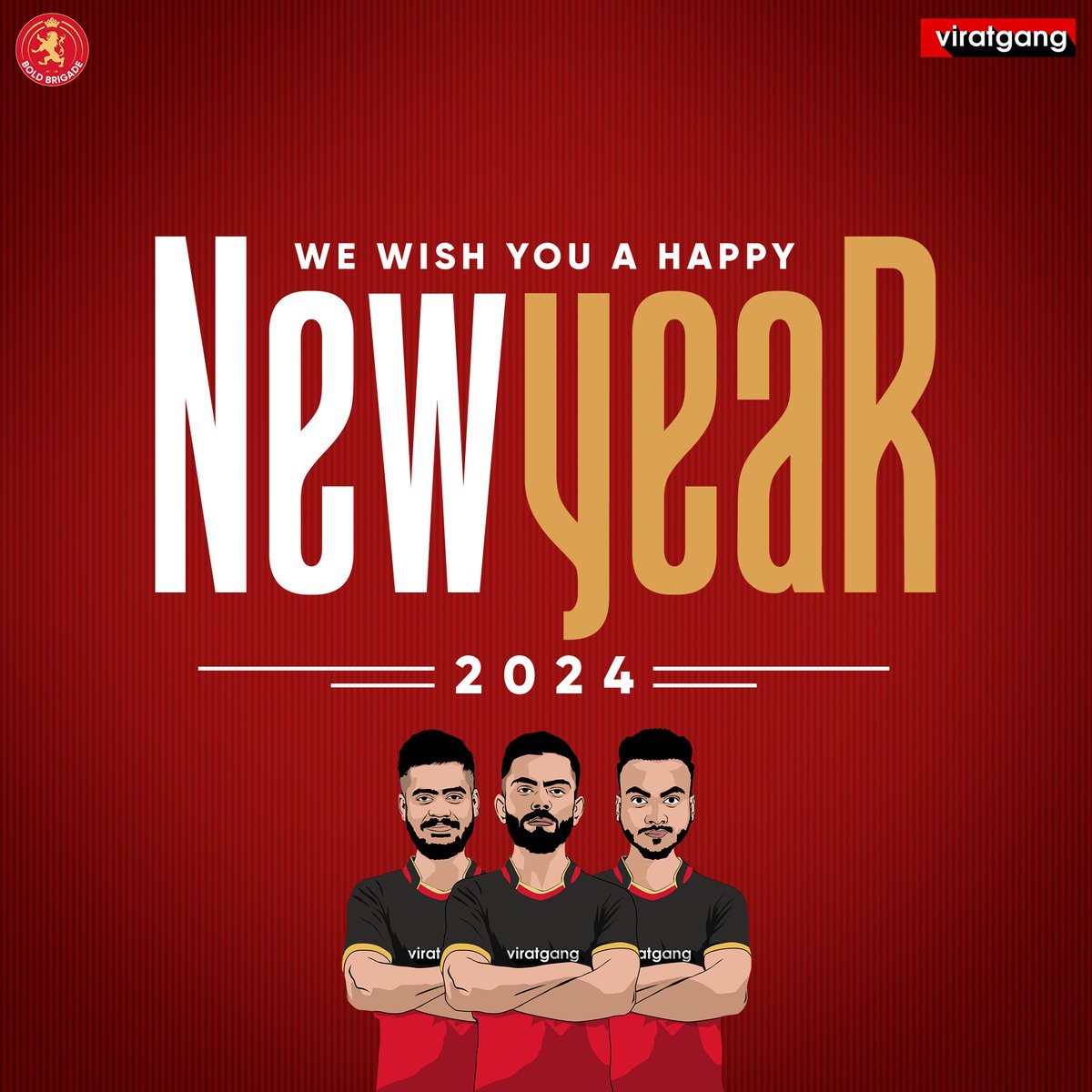 Wishing everyone a spectacular &amp; #HappyNewYear 

<a href="/imVkohli/">Virat Kohli</a> • #ViratGang • #BoldBrigade