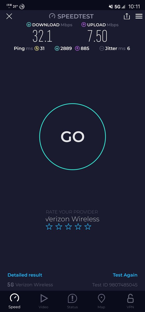 nowerlater's tweet photo. @Verizon I think your 5guw has gone down https://t.co/Cf4R0DY3jp