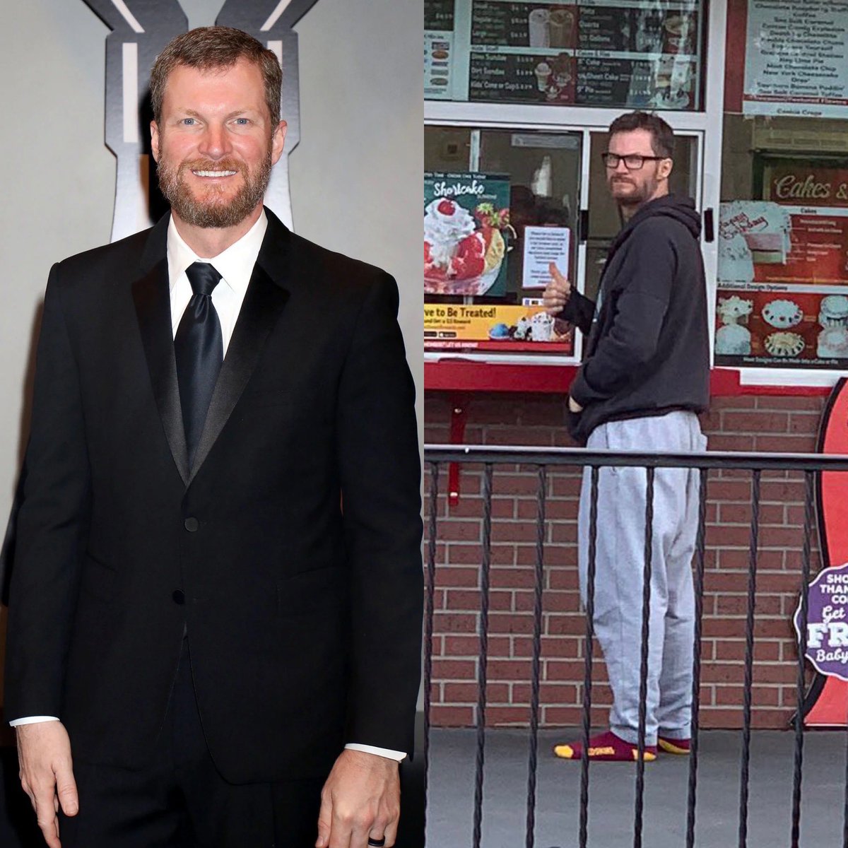 LEFT: NYE in your 20s

RIGHT: NYE starting at age 36