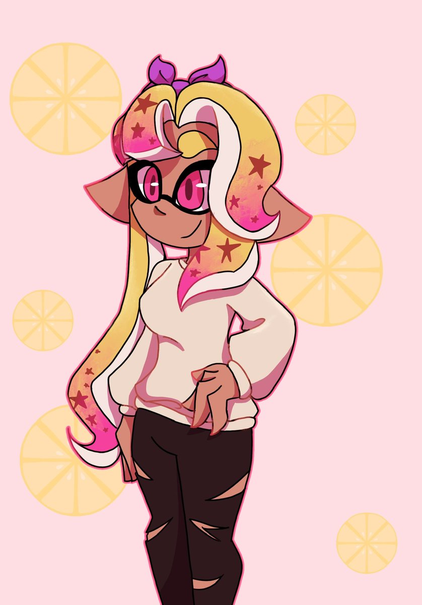 hhhowdytwt's tweet photo. I drew @SomeSonicFan’s oc

#splatoon #Splatoon3art #splatoon3 https://t.co/I18xe7clby