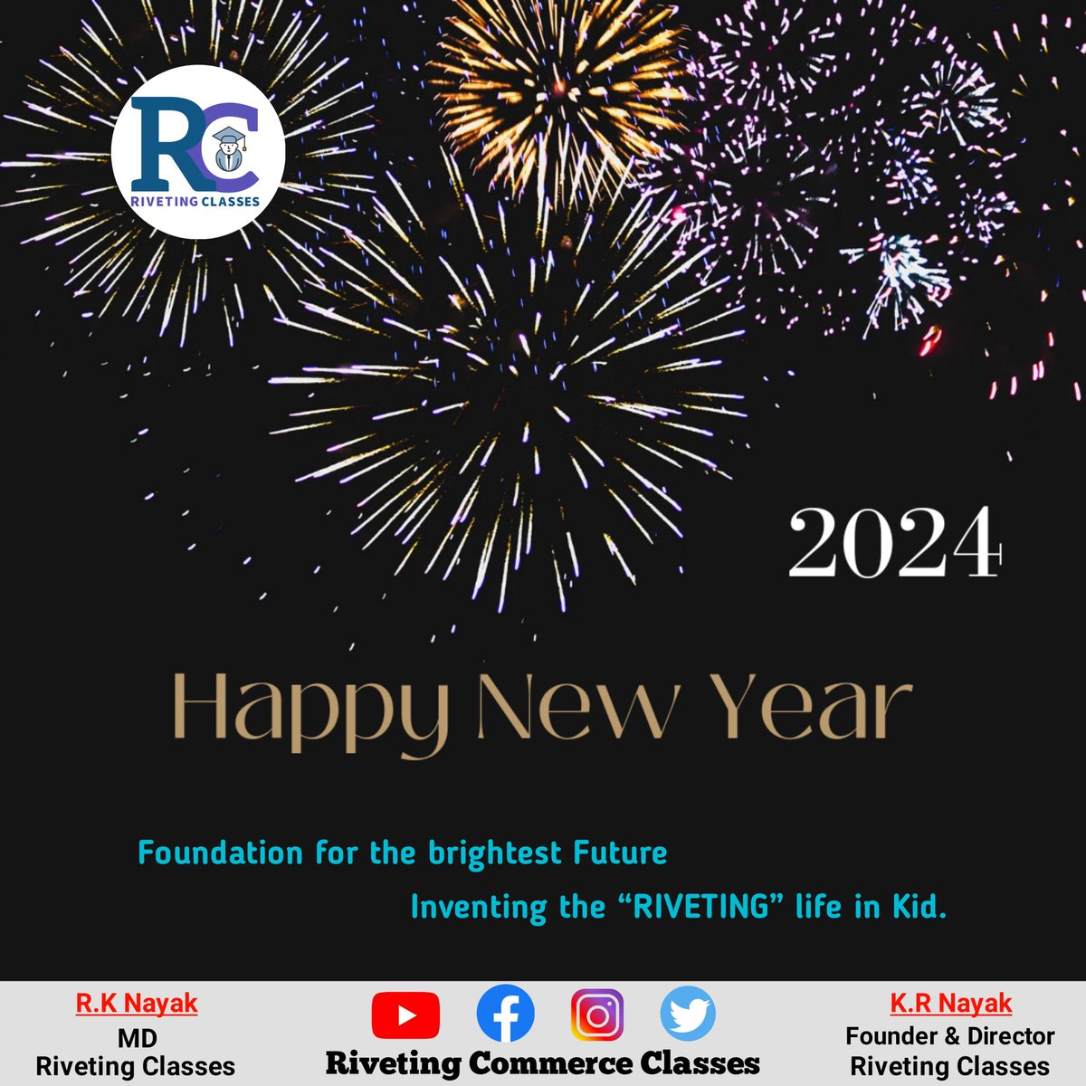 rivetingcommerc's tweet photo. #happynewyear2024

#rivetingclasses #rivetingcommerceclasses #commerce #class11th_to_Bcom #class6th_to_10th #ICSE #CBSE #Biharboard #roushannayak #rahulnaya_k 
Youtube :- https://t.co/9KNAQuIYMN
Facebook :- https://t.co/zknbbGoFvg
Instagram :- https://t.co/EQBgJGeznm https://t.co/tkXdEmqLZU