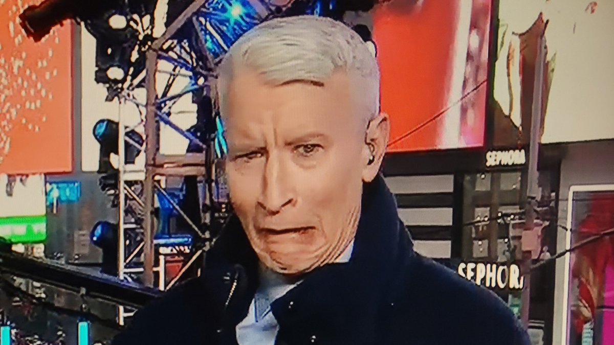 First shot memories 😍 <a href="/Andy/">Andy Cohen</a> #CNN #NYE2023 #CNNNYE