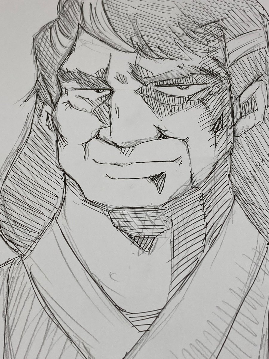 ペン入れしたら怖いw 