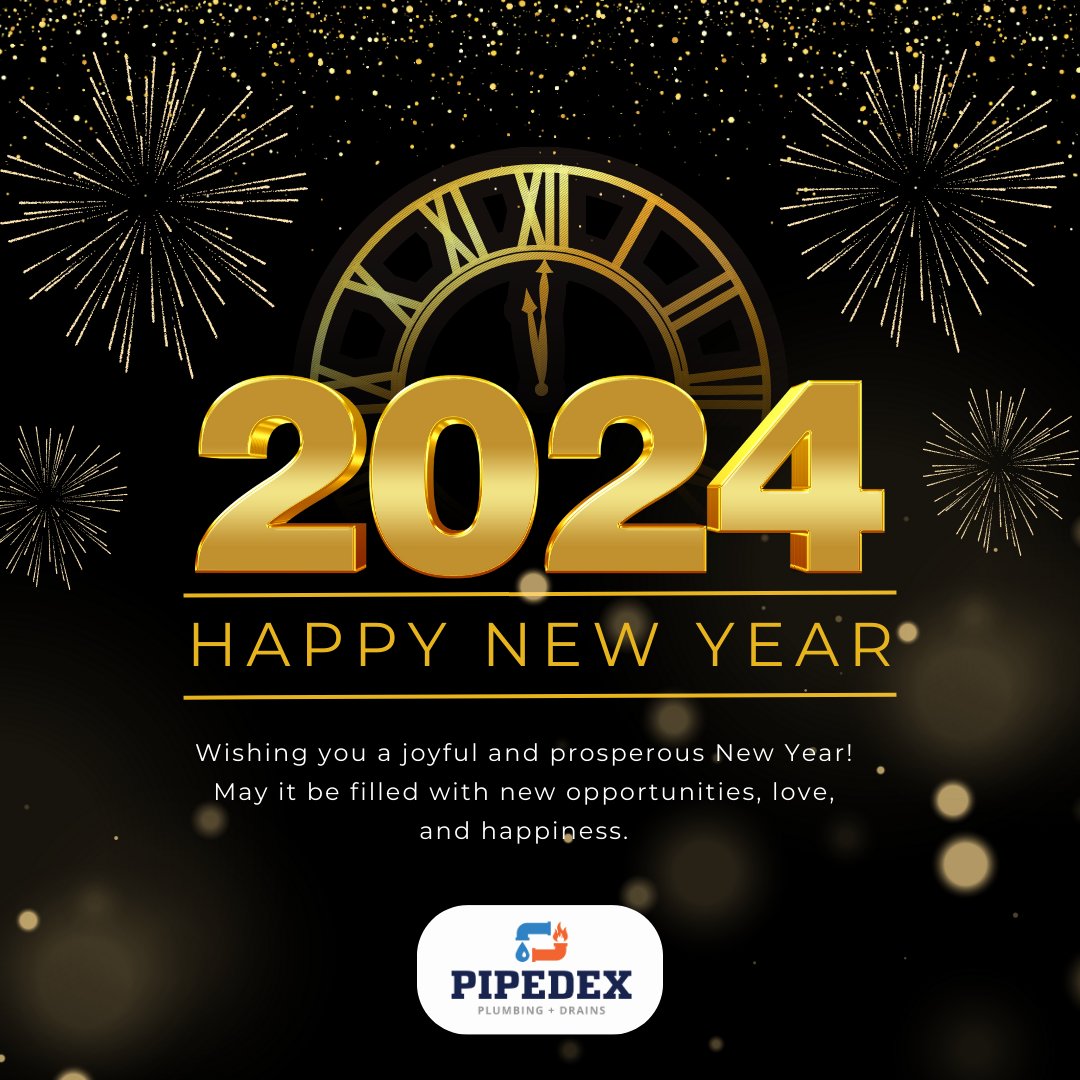 PipedexPlumbing's tweet image. Cheers to a year filled with new opportunities, meaningful connections, and the fulfillment of your deepest aspirations. 

Happy New Year! 

#happynewyear #newyear2024 #pipedex #plumbing #pipelines #plumbingservice #replacepipes #repairpipes #spartanburg #greenville