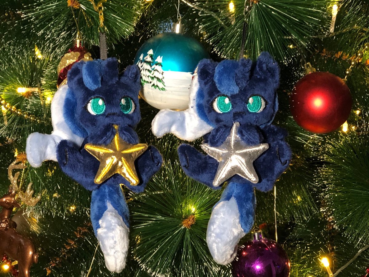 HellgaCraft's tweet photo. Hello dears, I congratulate you on the New Year, I want to say thank you for staying with me despite my little activity. I will try to make more plush toys next year and make you more happy! ✨ https://t.co/YFMJbxjXrz