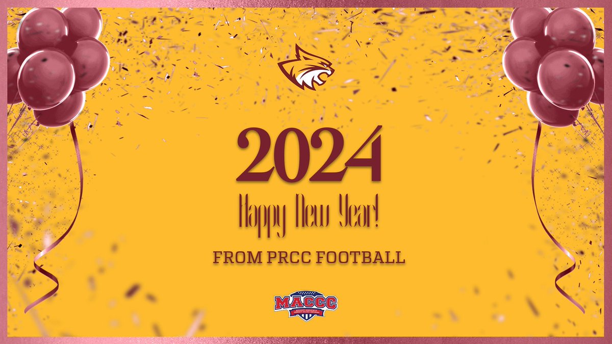 Happy New Year from the PRCC Football family! #SoarIn24 #DTA #RiseWithUs