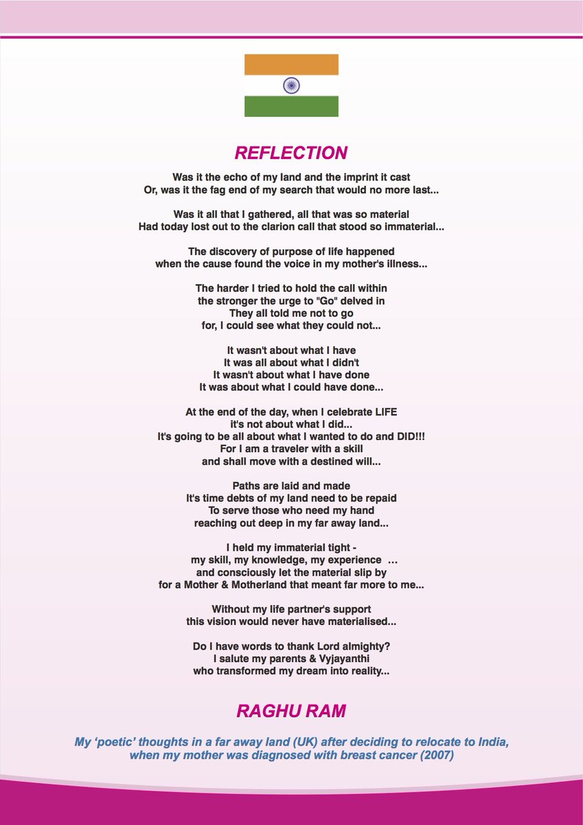 RRPillarisetti's tweet photo. #HappyNewYear
My poetic REFLECTION 17 years ago when I relocated from 🇬🇧to 🇮🇳 for my Mother & my Motherland…
Grateful to the #DivineForce🙏
@rashtrapatibhvn @VPIndia @revanth_anumula @KTRBRS @BRSHarish @somusp9 @mortensen_neil @drbethdupree @maryhawn @ABSGBI @ASBrS @BASO_ACS @UKinIndia @UKinHyderabad @Andrew007Uk @jayesh_ranjan @umasudhir @YashGandhi586 @kimshospitals @anandasjayant @HiHyderabad