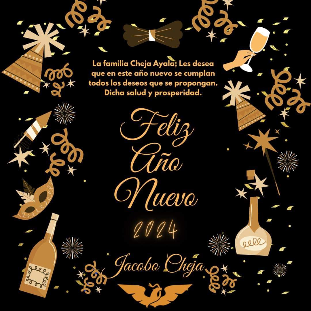 Está a punto de iniciar un Nuevo año, es por eso, que con el corazón🧡 les deseo que tengan un #FelizAñoNuevo2024 lleno de bendiciones, amor, alegría, salud y fuerzas para seguir junt@s dando la batalla en la construcción de un mejor país. 

Brindemos:
¡FELIZ AÑO 2024! 🥂⌛️🎊🍾