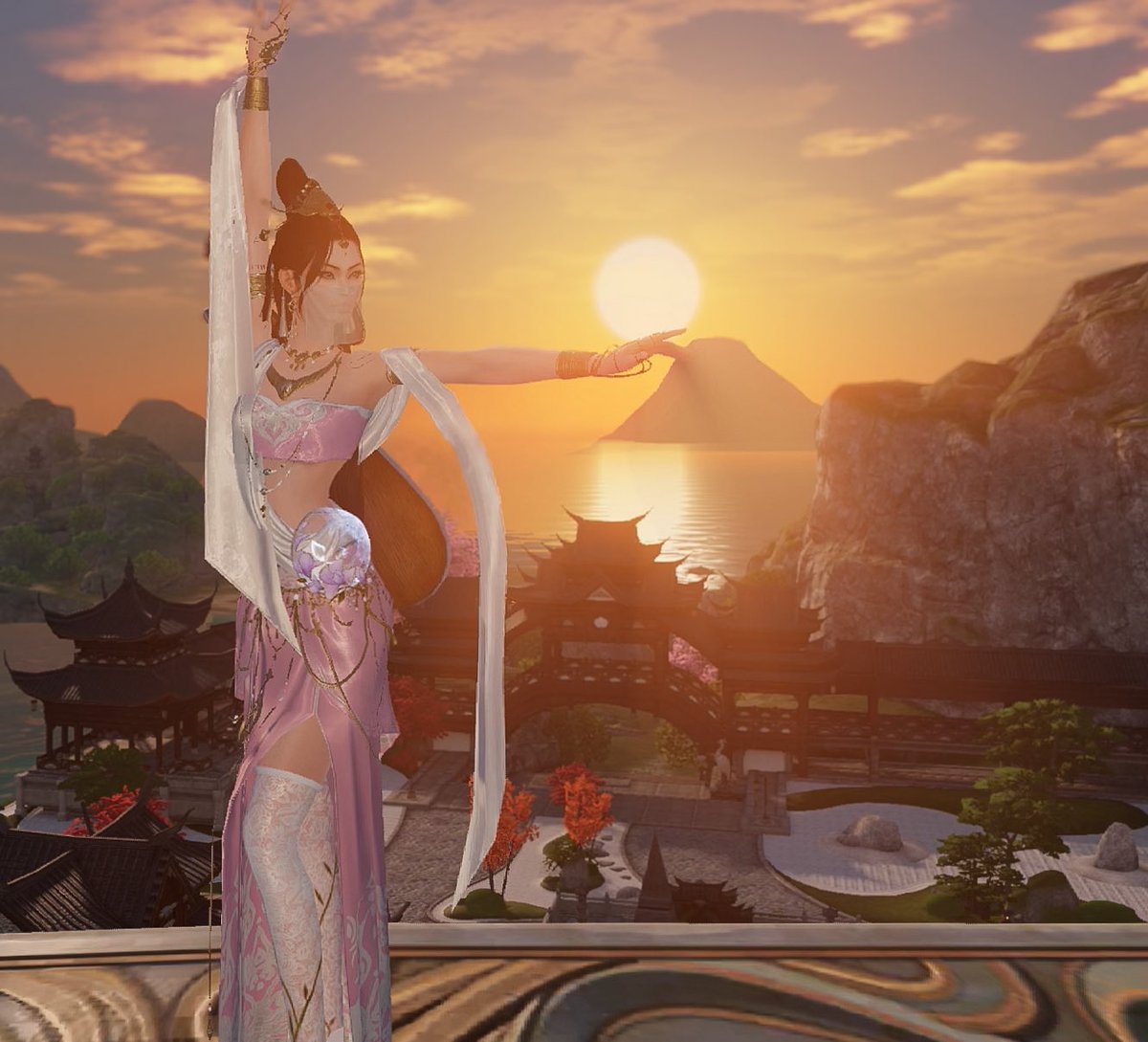 mkWallor's tweet photo. Sunset is always beautiful in 
@MoonliB_mob 
❤️❤️❤️ https://t.co/7oLjYi3TeT