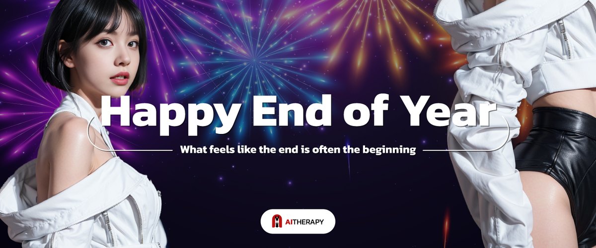ai_therapy_X's tweet photo. As we bid farewell to 2023, we're filled with gratitude for the moments we've shared and the art we've created together. 

Here's to a year of creativity, growth, and innovation. Cheers to a bright New Year! 🌟

 #EndOfYearCelebration #AItherapyJourney #Welcome2024 https://t.co/rvJl1G0R6W