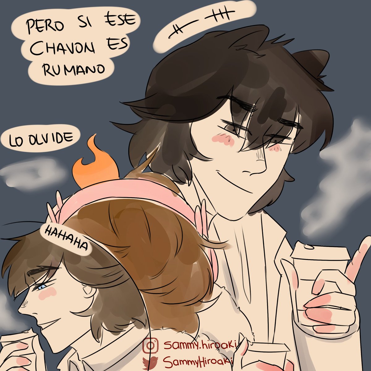SammyHiroaki's tweet photo. 2/3
Donde auron se va a Rusia junto a sus 2 novios, y ellos lo mantienen caliente en las frías calles entre abrigos, abrazos y besos con sabor a chocolate
Mejor desarrollado en:
📙OS Spreenplay - @ bet_au ( @AuNig86 )
#sprnplay #rebornplay #kiwiborn #poliamor #spreenplay #auron https://t.co/55MvdSTO8j