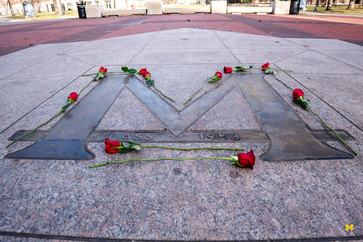 UMich's tweet photo. No better way to begin 2024 than with @UMichFootball in the @CFBPlayoff. 🌹

#GoBlue https://t.co/EHIUu7Edhz