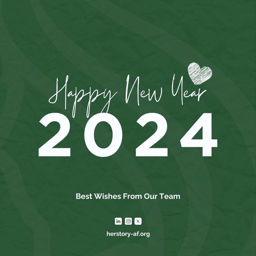 #Happy2024 

Thank you for being a part of our journey in highlighting the resilience of Afghan women. Here's to an upcoming year filled with dynamic stories and achievements. Best wishes from our lively team!

#HerStory #HerStoryAfghanistan #Afghanistan