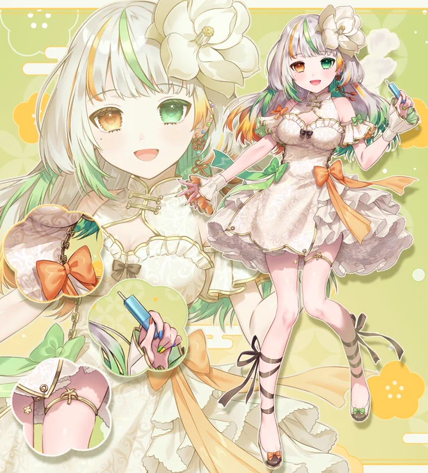 咲紡姫 玖さん()の新衣装のお仕立てさせていただきました! よろしくお願いします～