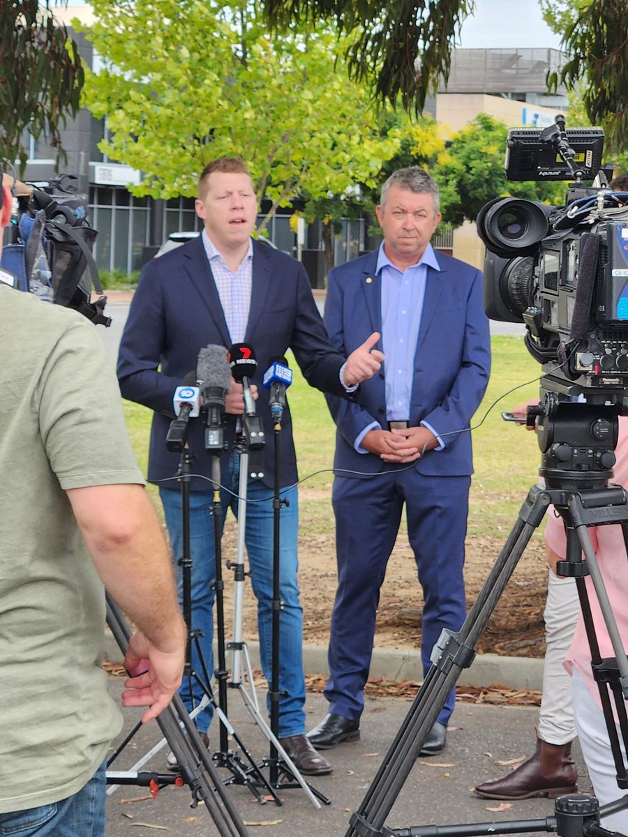 New Year's Day. No day off for these two Road Safety Warriers though. Our President Darren Davis and Police &amp; Road Safety Minister <a href="/joe_szakacs/">Joe Szakacs MP</a> want everyone to stay safe on our roads. Major announcement on all News Channels later today. <a href="/Toyota_Aus/">Toyota Australia</a> <a href="/WorkzoneTraffic/">Workzone Traffic Control</a> <a href="/DFIT_SA/">SA Infrastructure & Transport</a>