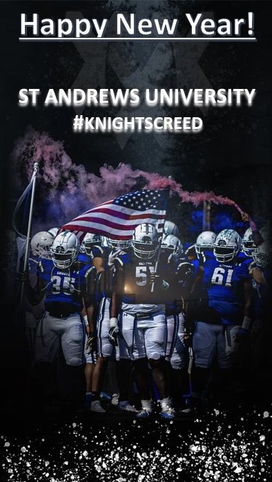Thank you the love Happy New Year <a href="/rcurtin29/">Robert Curtin</a> <a href="/StAndrewsFB/">SAU Football</a>