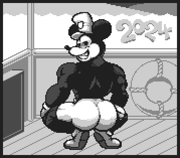 Dewndeym's tweet photo. To celebrate Mickey going public domain I present to you all: Thickey Mouse and his Steamy Willy https://t.co/icaCAEXBXQ