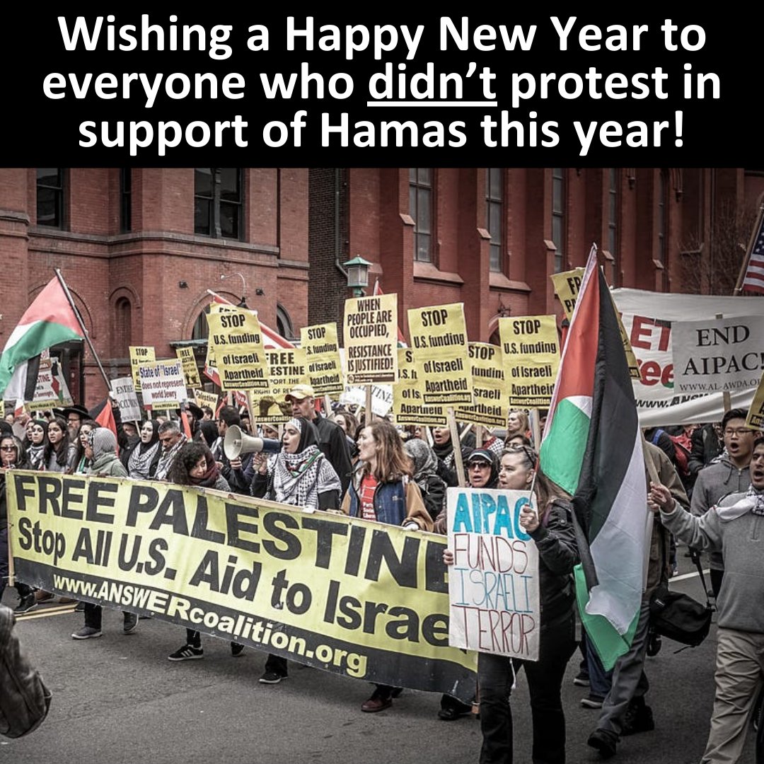 Wishing a Happy New Year to everyone who stands with Israel!