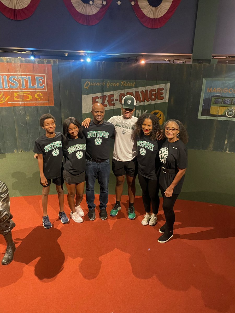 11-8-23 was special as I signed my NLI <a href="/NLBMuseumKC/">Negro Leagues Baseball Museum</a> surrounded by family, coaches from t-ball through now, teammates and friends. <a href="/NWBearcatBSB/">Northwest Baseball</a>