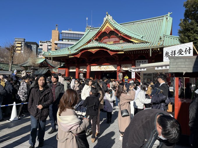 神田明神に初詣で大吉でした 