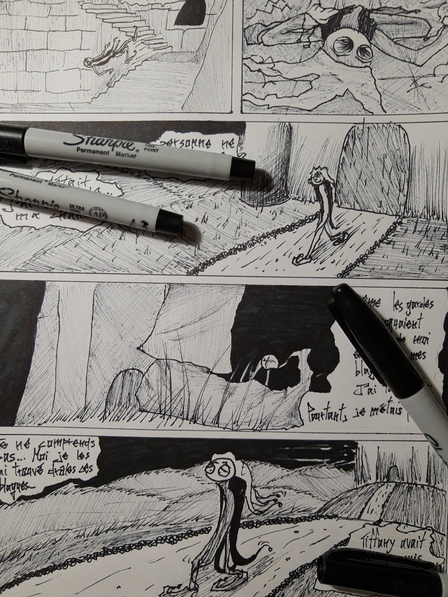 EntroBert7's tweet photo. Okay, so. This year I managed to make some small, but some progress for immortal invention, did more pages for my comic and other projects.

I also made lotsa drawings I didnt post here. Next year I GOTTA finish up the film &amp; comic if not make much more progress.

Happy New Year. https://t.co/0HYfDiw8ny