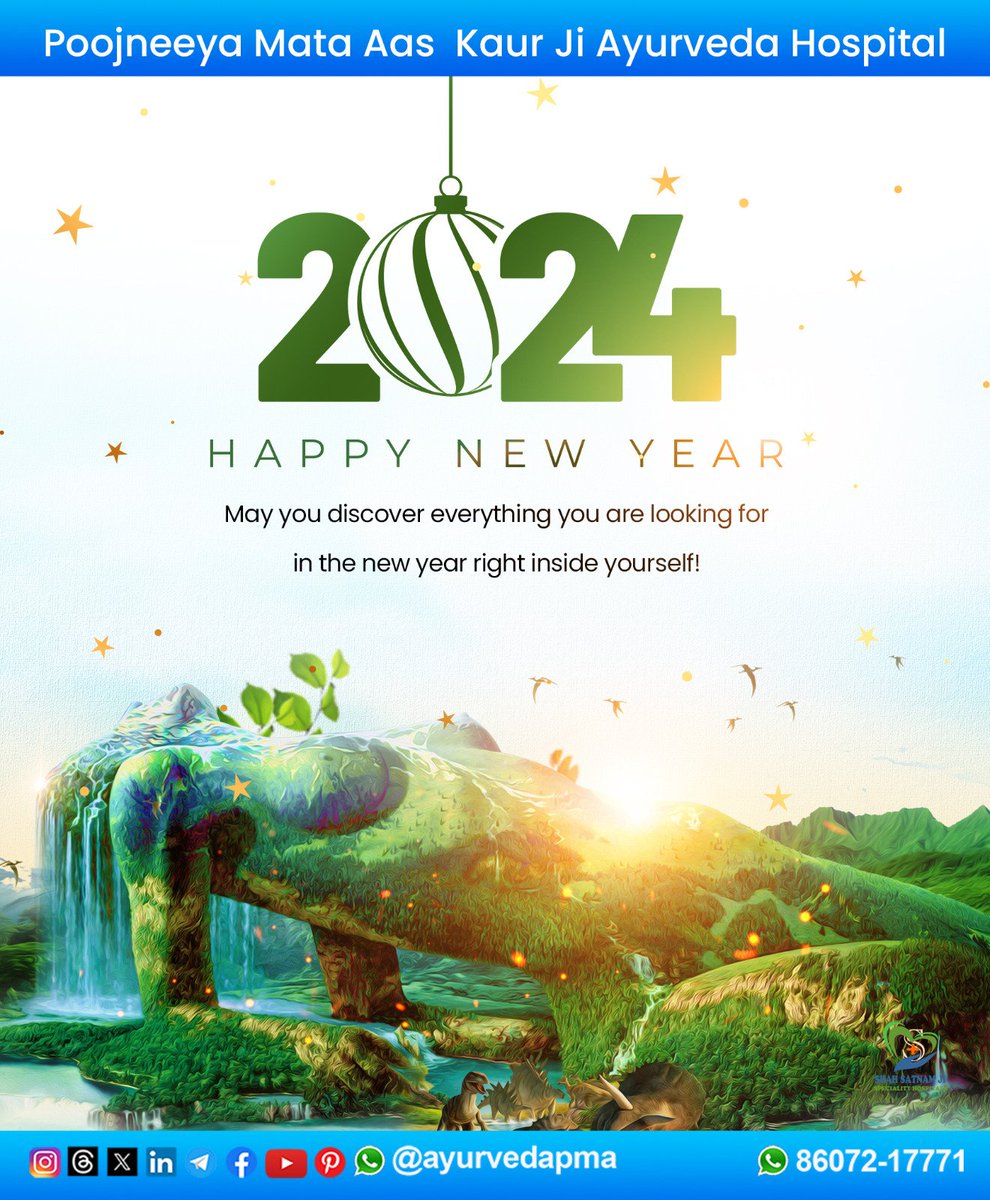 ayurvedapma's tweet photo. #Happy #New #Year 2024...#HappyNewYear2024 https://t.co/21d8Mkehoq