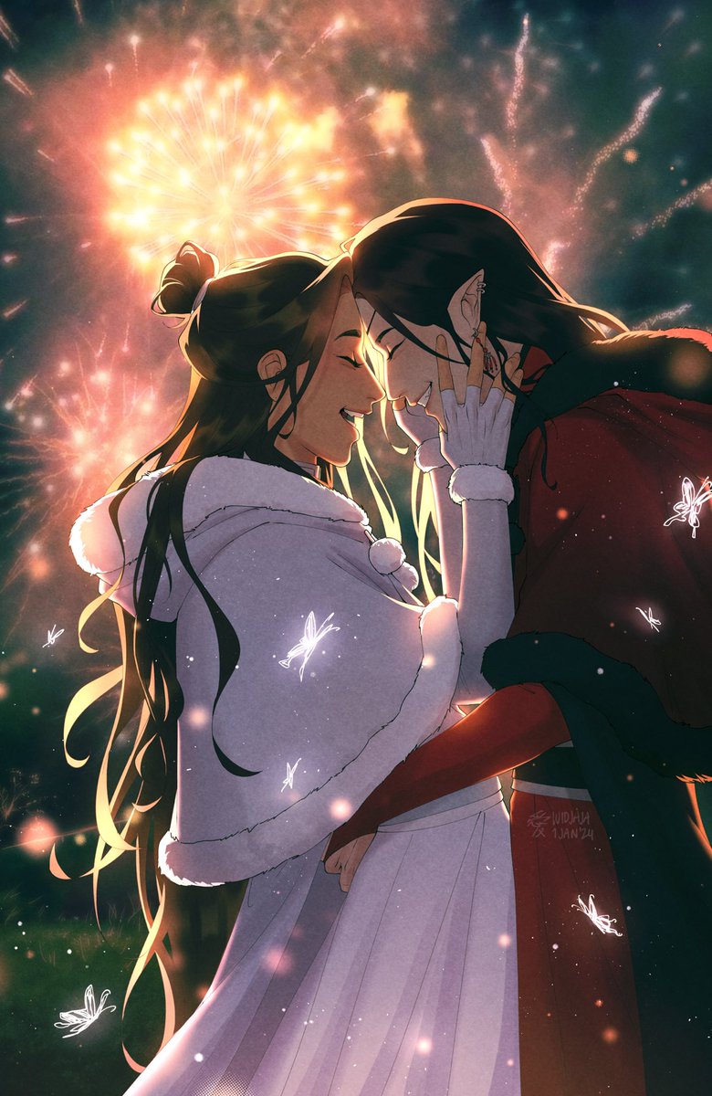 eileenwdj's tweet photo. happy new year ❤️✨ #hualian #tgcf #天官赐福 https://t.co/MtKnWjLtUZ