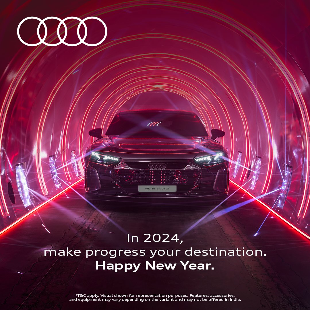 Audi India wishes you and your loved ones a very happy and progressive new year.

#AudiIndia #HappyNewYear
