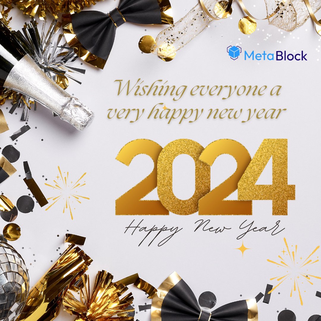 Cheers to a brand new year filled with joy, love, and endless possibilities! 🎉✨ #HappyNewYear #NewBeginnings #2022Goals #metablock #metablockmetablocktechonologies