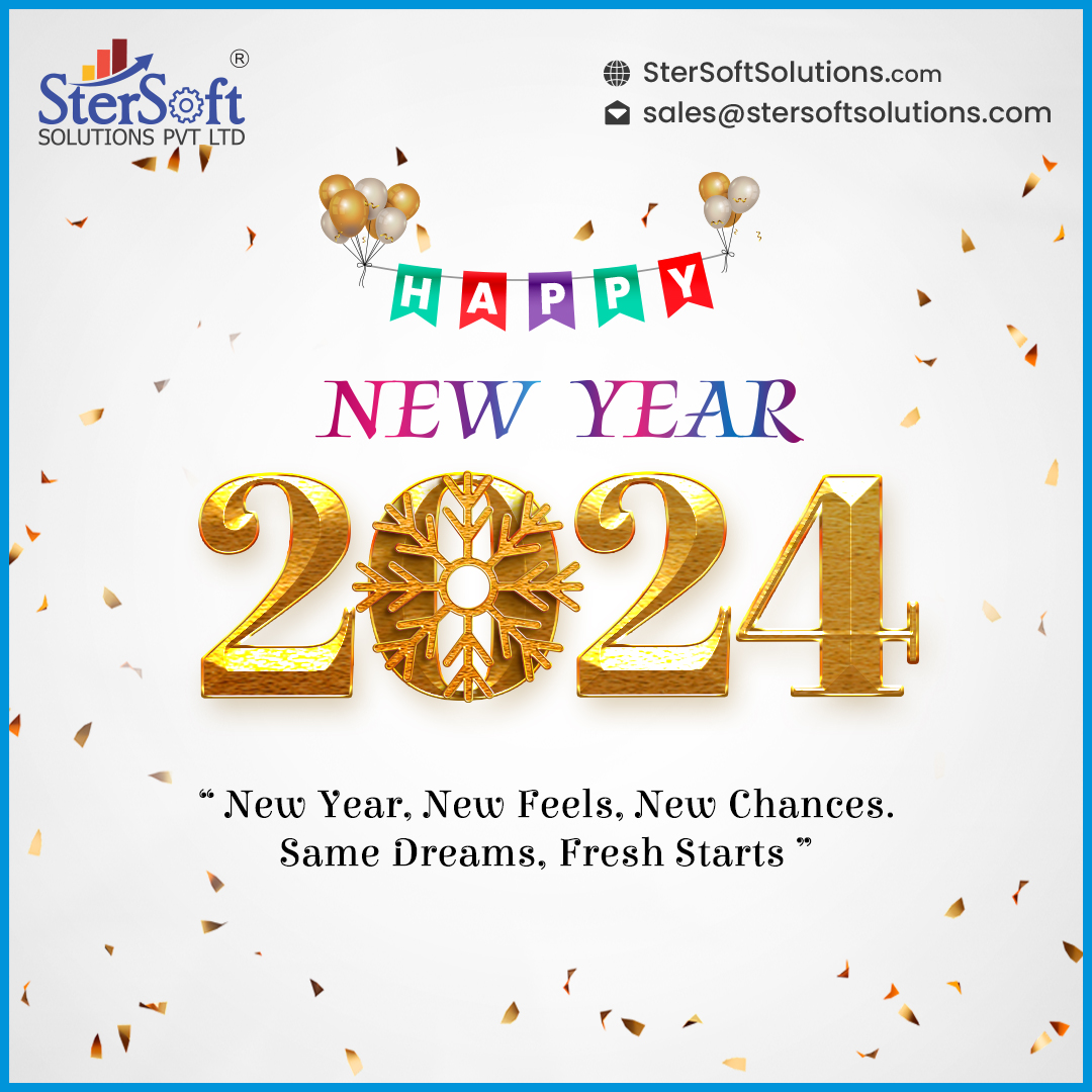 stersoft's tweet photo. Happy New Year 2024! May this year bring new happiness, goals, achievements and many new inspirations in your life. Wishing you a year fully loaded with happiness.
#happynewyear2024 #newjourney #celebrating #new_beginning #TheERPHub #it_company #SterSoftSolutions https://t.co/YRAIkCSR6w