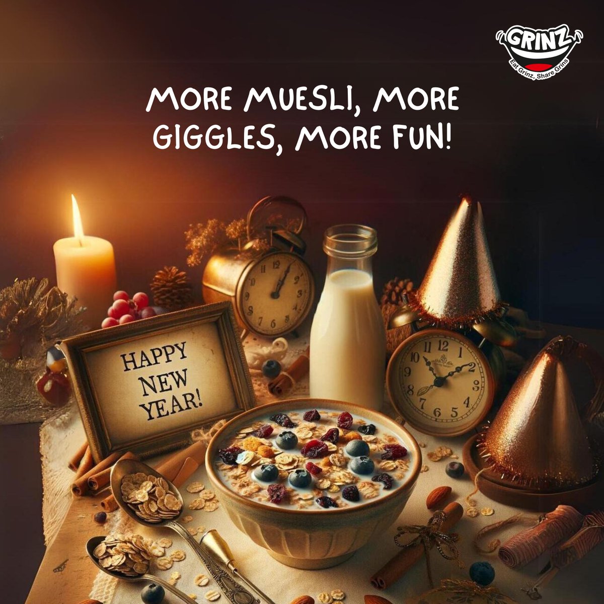 Grinz__'s tweet photo. Spoonfuls of joy, crunching on health! Wishing you all a very Happy New Year๐
#happynewyear #2024 #topical #grinz #snacking #crunch #munch #kidssnack #topicalspot #momentmarketing #guiltfree #topicalspot #millets #travelsnacks #travel #healthysnacks #getgrinz #museli #quinoa https://t.co/VSqIuBSAOG