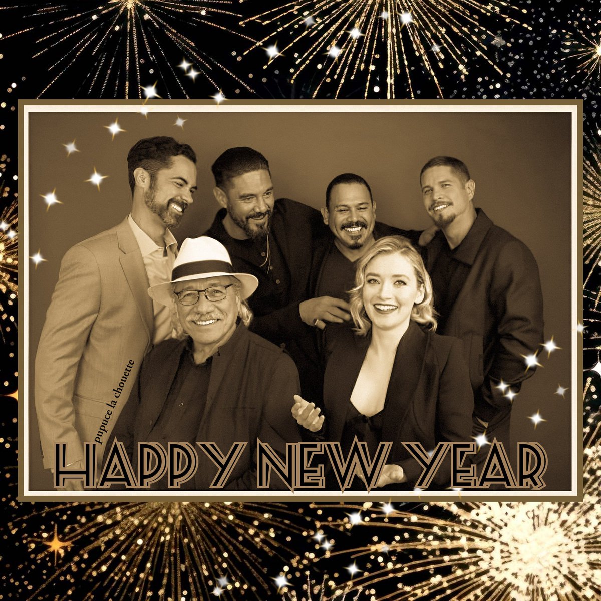 #ClaytonCardenas 
#DannyPino
#EdwardJamesOlmos
#JDPardo 
#EmilioRivera
#SarahBolger 
#MayansFamily
I wish you all a very happy new year 2024. #MayansFX #MayansMC 
#TheEndOfAnAdventure