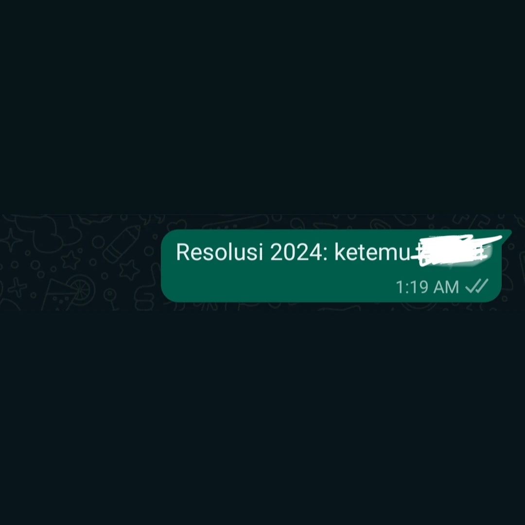 Refiqah's tweet photo. Resolusi receh tapi kaya yang susah banget. https://t.co/XC4qOJ4OSz