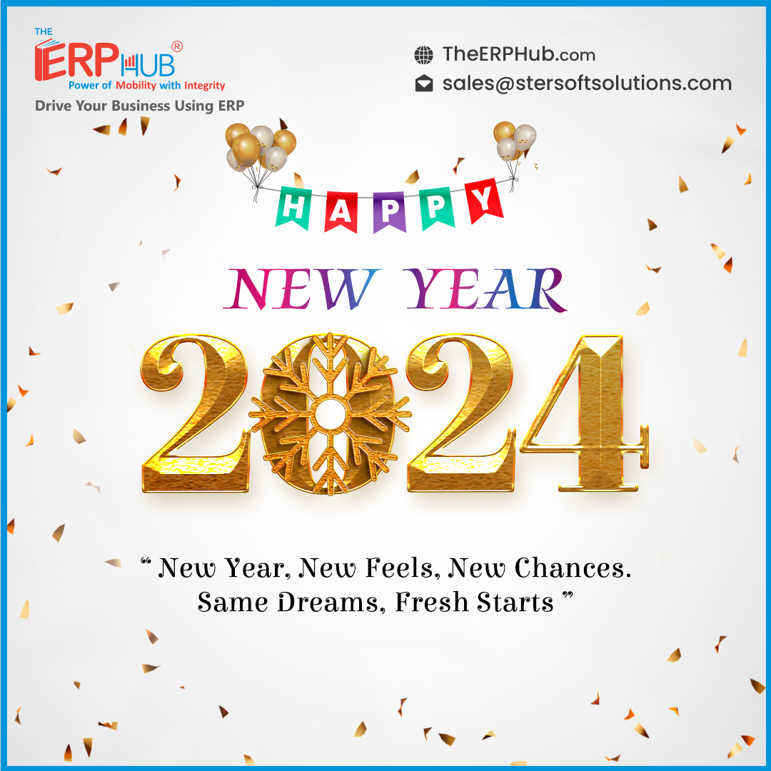 TheERPHub's tweet photo. Happy New Year 2024! May this year bring new happiness, new goals, new achievements and a lot of new inspirations on your life. Wishing you a year fully loaded with happiness.
#happynewyear2024 #newjourney #celebrating #new_beginning #TheERPHub #it_company #SterSoftSolutions https://t.co/tm4HbmwBvN