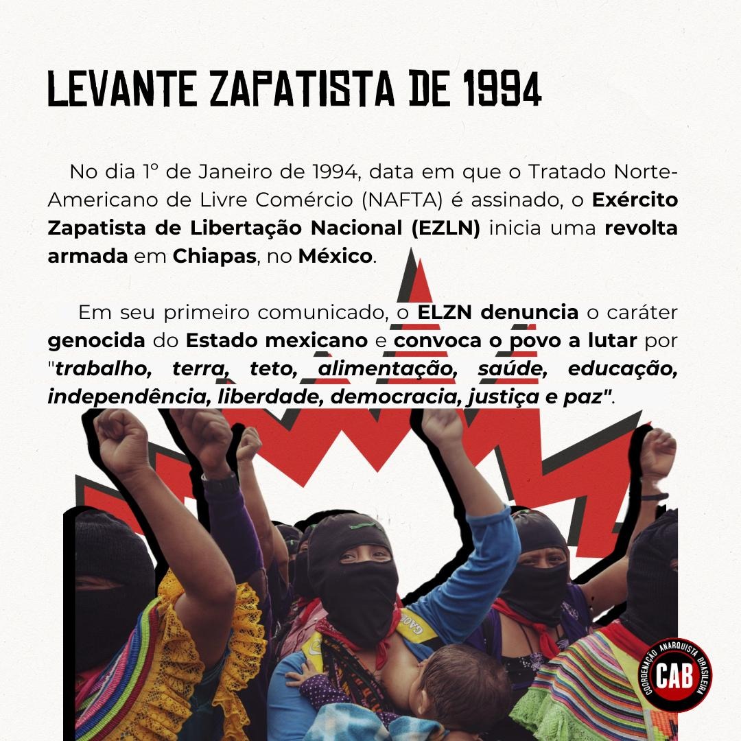 cabanarquista_'s tweet image. 1° de janeiro é dia de luta