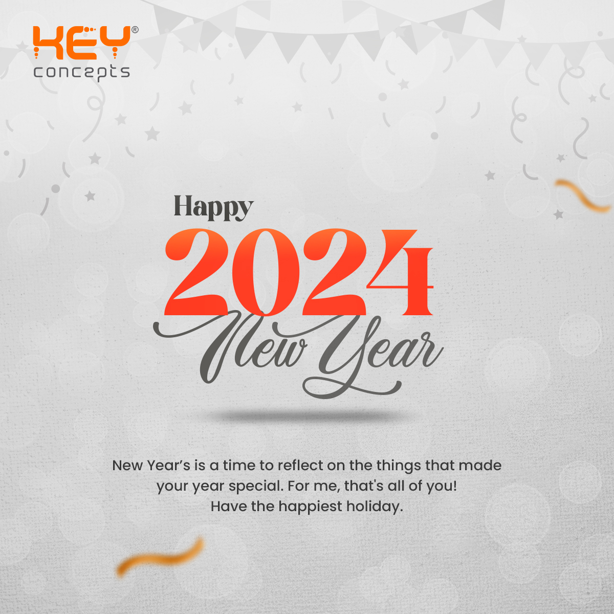 We wish you a happy, healthy, and prosperous New Year!

We're committed to helping businesses transform their business in the New Year, and we can't wait to see what amazing things we can achieve together!

#HappyNewYear #NewYear2024 #NewYear #KeyConcepts