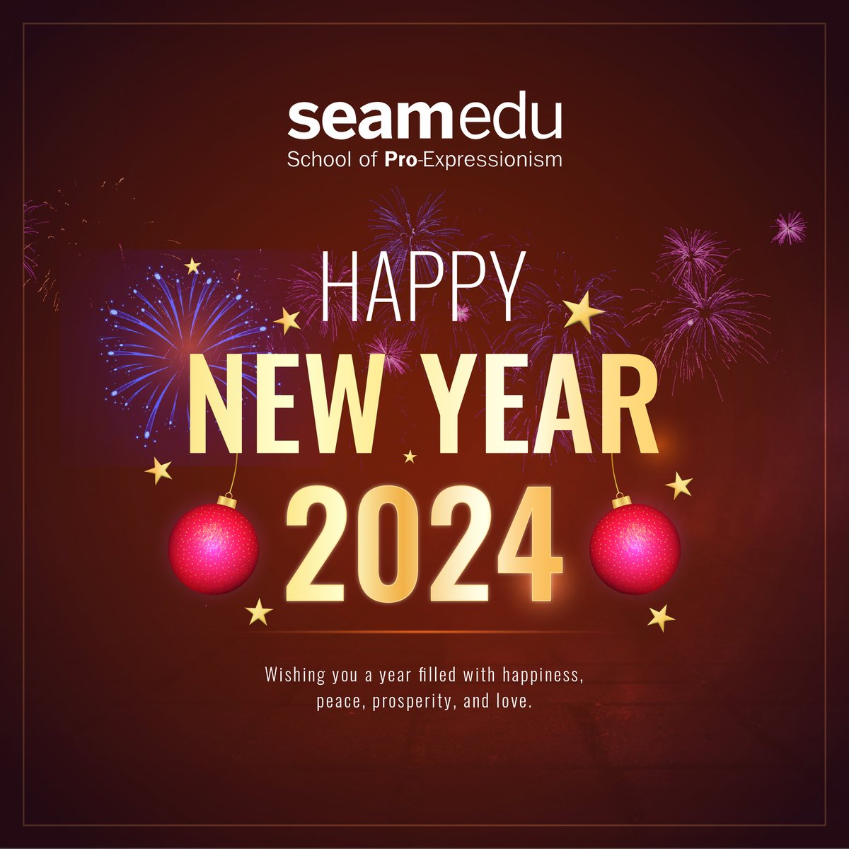 Seamedu's tweet photo. Embracing the magic of new beginnings and the promise of a year filled with joy, success, and unforgettable moments. Here's to a fabulous journey ahead! 🌟✨ Happy New Year!
.
.
#HappyNewYear #NewBeginnings #CheersTo2024 #Hello2024 #NewYearMagic #WishingYouJoy #SuccessAhead https://t.co/wMVJmpfGaJ