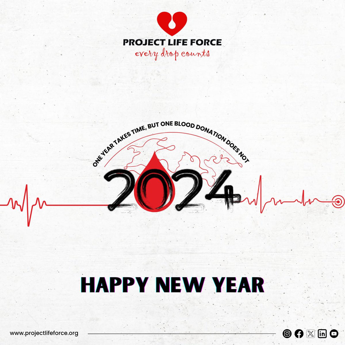 Wishing you all a very happy and prosperous New Year!

#projectlifeforce #plf #iamthechange #newyear2024 #happynewyear2024 #2024NewYear #blooddonation #socialwork #blooddeficit