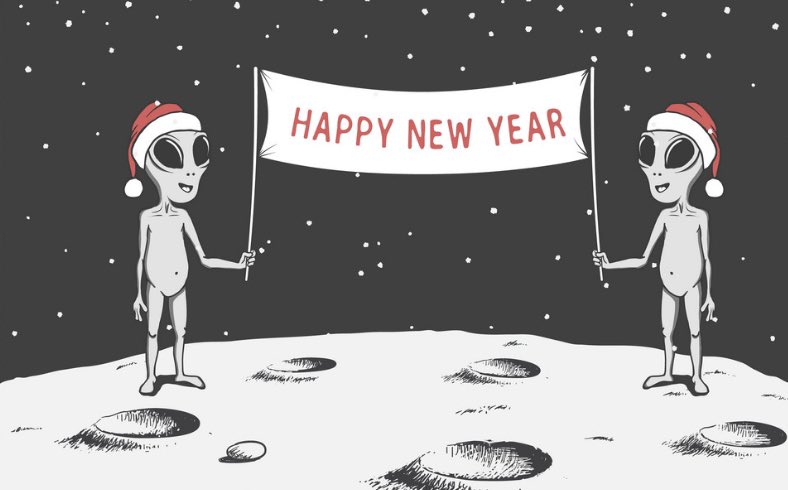 WPHSSciFiClub's tweet photo. Happy New Year, Earthlings! https://t.co/WRl9mKZlfP