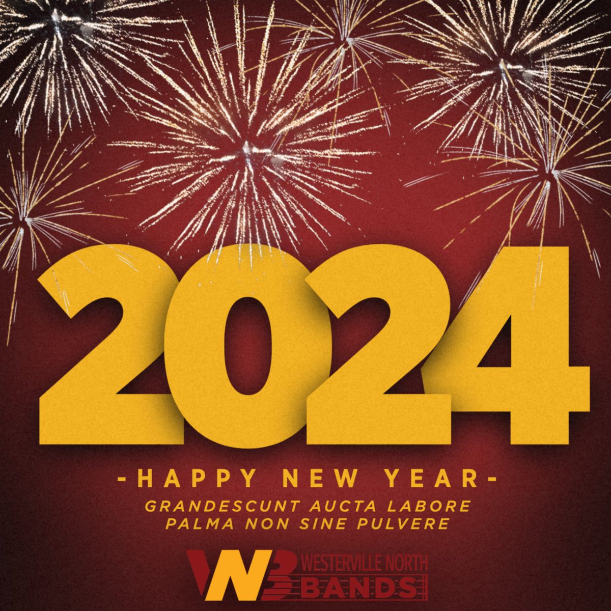 Happy New Year! You may be wondering what the Latin phrases "Grandescunt aucta labore. Palma non sine pulvere" means.
"With hard work, all things increase and grow. Dare to try."