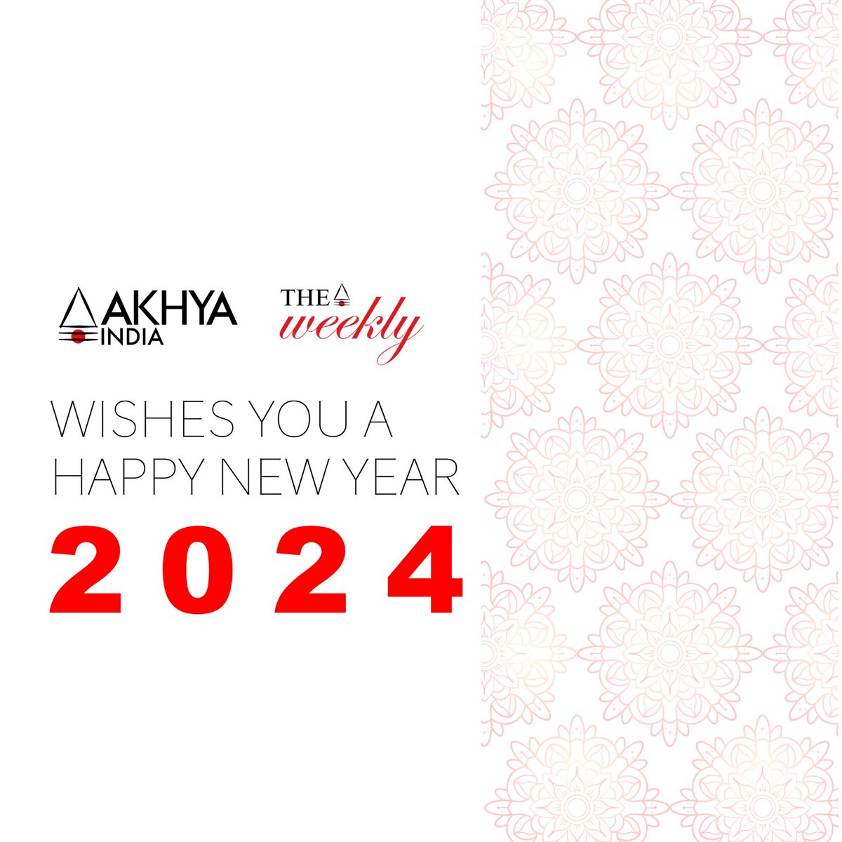 As we bid farewell to another remarkable year, Aakhya India family extends heartfelt wishes for a prosperous and triumphant #NewYear. Here's to achieving new milestones! #HappyNewYear2024