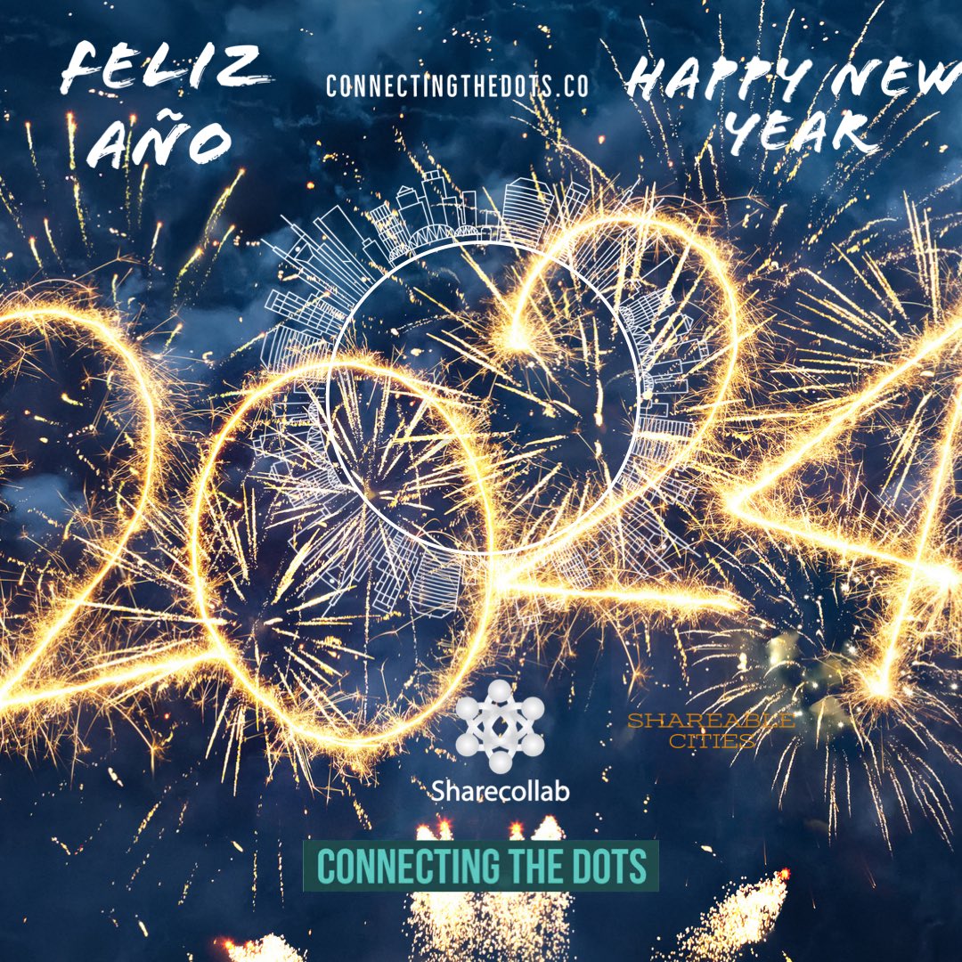FELIZ AÑO 2024
HAPPY NEW YEAR

@sharecollab  #connecting_the_dots
connectingthedots.co
#climateaction #climatechange 
#neweconomies #newtechnologies 
#fintech  #investing  #crowdinvesting  #blockchain  #Defi #ai