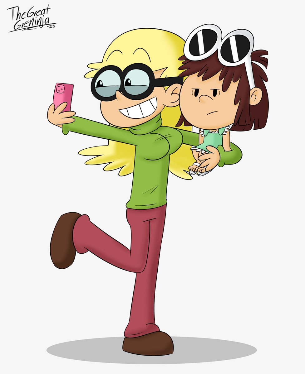 Leni and Lisa clothes swap commission 
#TheLoudHouse