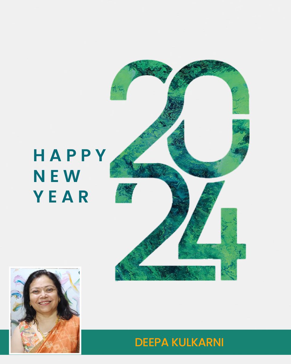 DeepakulAAT's tweet photo. Entering in 2024 with a palette of dreams and strokes of creativity. May this year paint your canvas with success, joy, and endless inspiration! 🎨

#DeepaKulkarni #HappyNewYear2024
#Welcome2024 https://t.co/szTi8HqSmG
